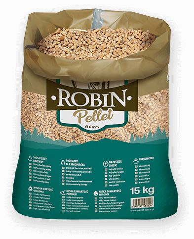 worek pelletu opałowego Robin do kupienia w Szczuczynie lub sklepie internetowym